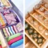 ایده چیدمان کشو کابینت دستمال ها و ادویه جات