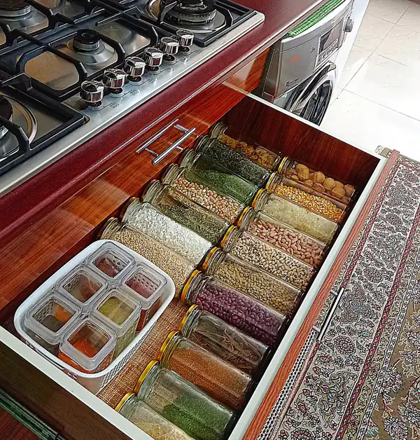 ایده چیدمان کشو کابینت