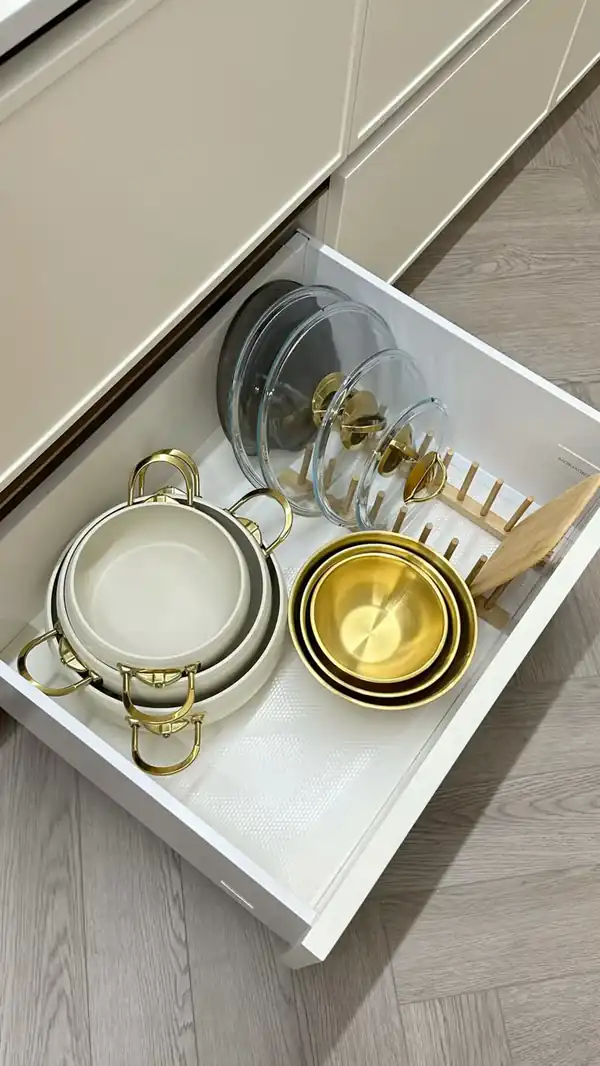 ایده چیدمان کشو کابینت