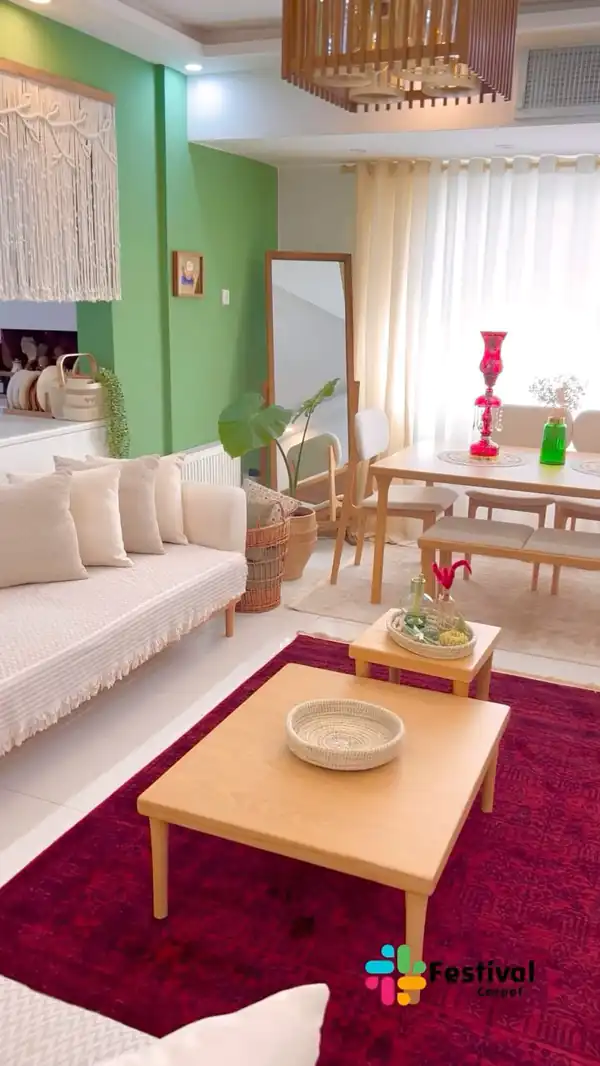 ایده چیدمان پذیرایی