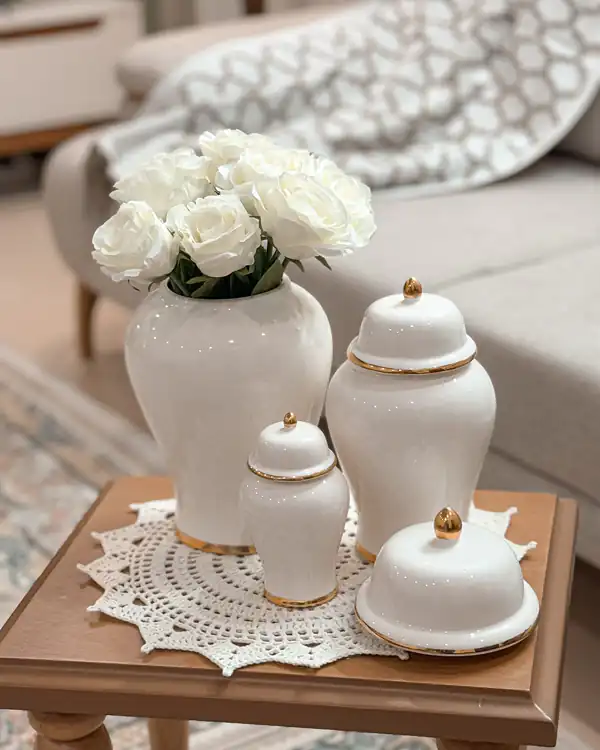 ایده چیدمان روی میز عسلی