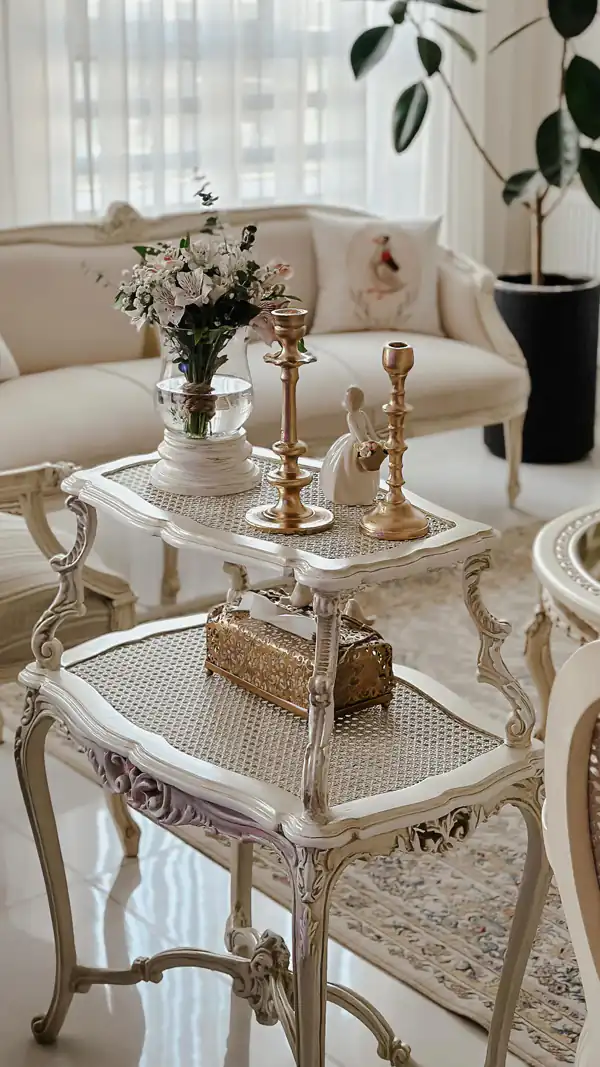 ایده چیدمان روی میز عسلی