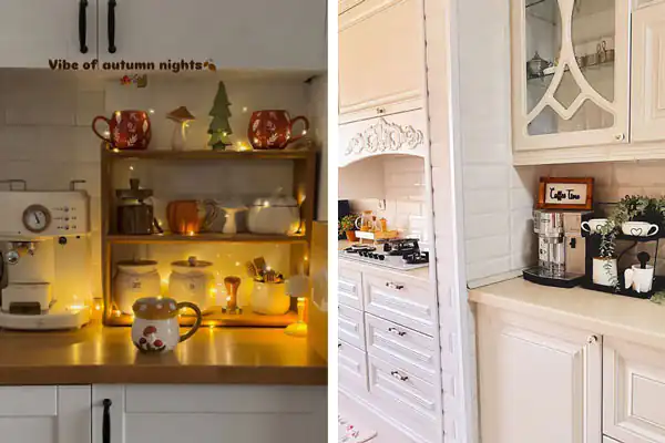 تزیین روی کابینت با وسایل ساده چیدمان روی کابینت آشپزخانه ایرانی تزیین روی کابینت آشپزخانه تزیین روی کابینت و یخچال چیدمان روی کابینت با وسایل چوبی خلاقیت تزیین آشپزخانه