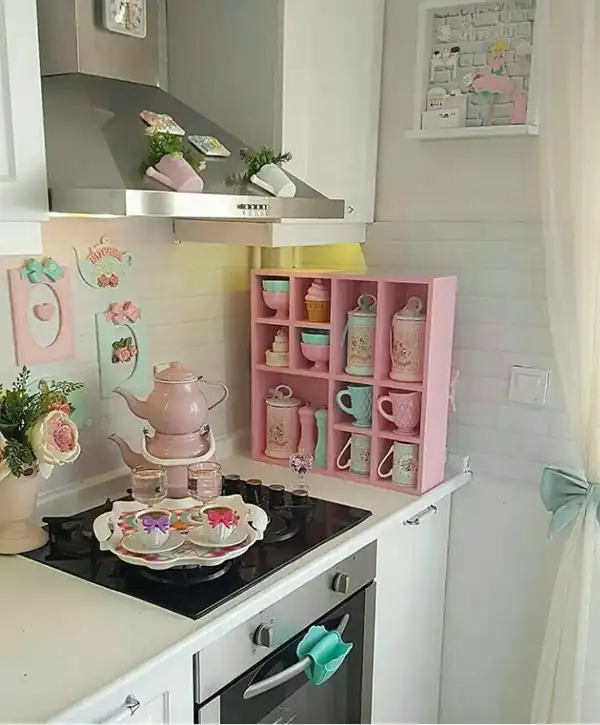 ایده جدید برای تزیین روی کابینت