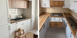 مدل آشپزخانه کوچک با طراحی شیک و اصولی