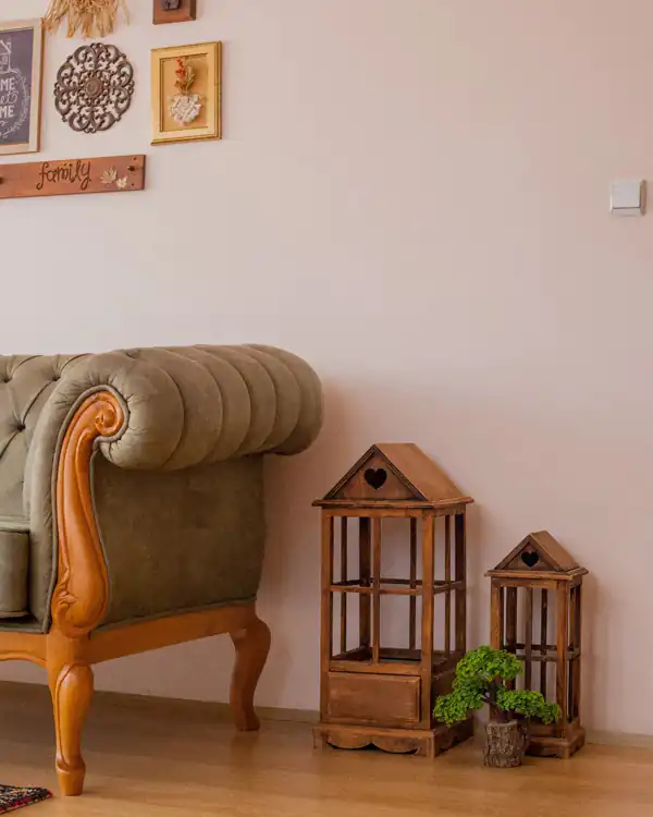 مدل فانوس دکوری چوبی