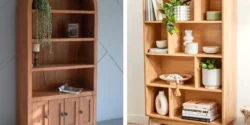 مدل های کتابخانه چوبی ایستاده با طراحی کلاسیک و مدرن
