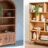 مدل های کتابخانه چوبی ایستاده با طراحی کلاسیک و مدرن