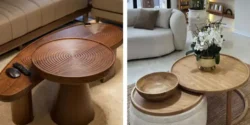مدل میز جلو مبلی طرح جدید و کم جا برای فضای کوچک