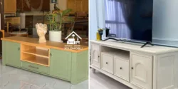 مدل میز تلویزیون جدید ۱۴۰۵ با طرح های پایه دار و بدون پایه