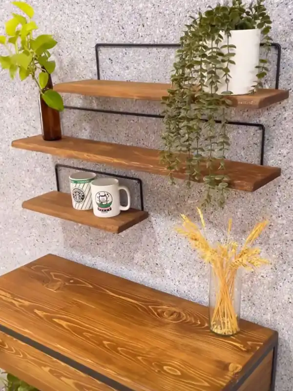 مدل شلف گل مدرن