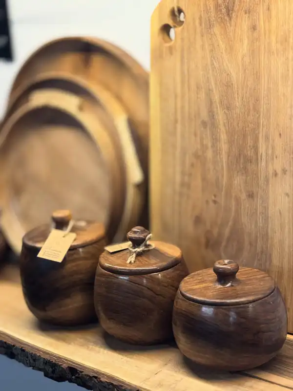 مدل ظرف چوبی ساده