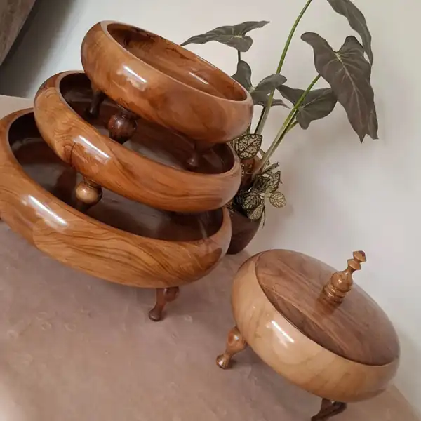 مدل ظرف چوبی شیک