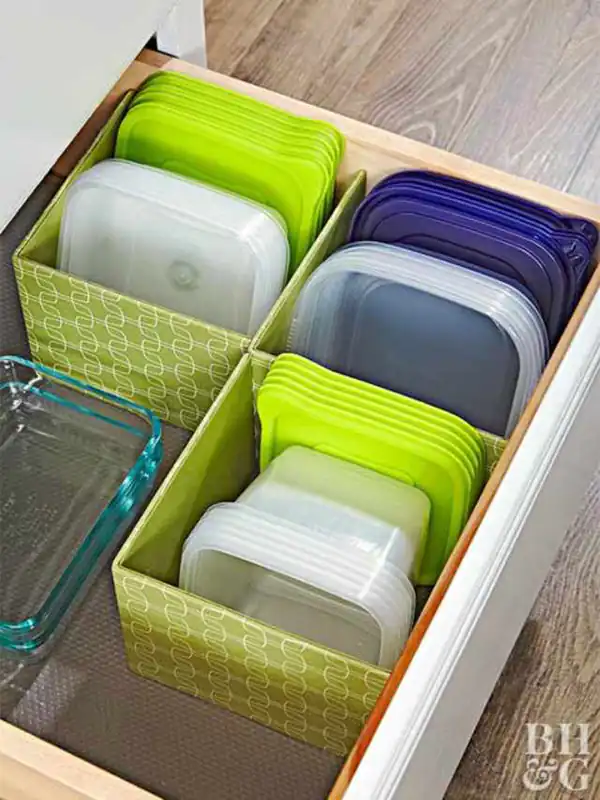 روش چیدمان کشو کابینت