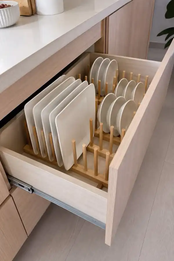 روش چیدمان کشو کابینت